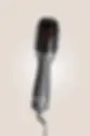 Luxe + Willow BIO Infrared Rush Blow Dryer Brush in charcoal grey showing infrared heat technology and silver accents.
