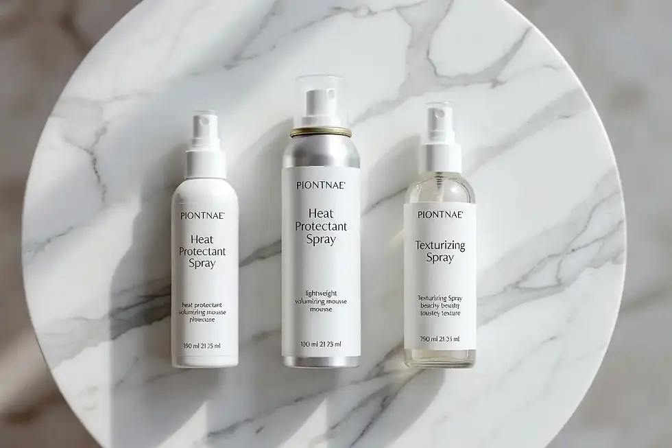 Styling hair with a triple barrel waver for uniform beach waves