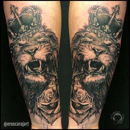 Lion Tattoo Thinker Tattoo Brisbane.jpeg