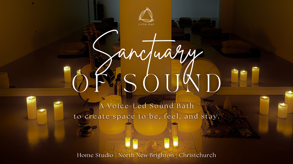 Sanctuary of Sound - Sound Bath - MON 21 SEP