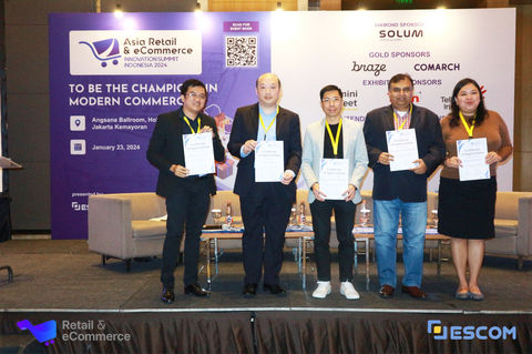 Hong Kong eCommerce Supply Chain Association (HKeCSC) - Terry Chan Founder and Chairman was invited to speak about "Retail Technology and Innovation Trends" during the Asia Retail and eCommerce Innovation Summit Indonesia, organized by ESCOM on Jan 2024 in Jakarta, Indonesia.