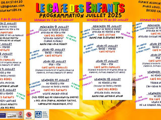 Prog' Juillet Café des Enfants 