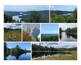 parc de la mauricie belvédère du passage lec modène lac bouchard esker shewenegan