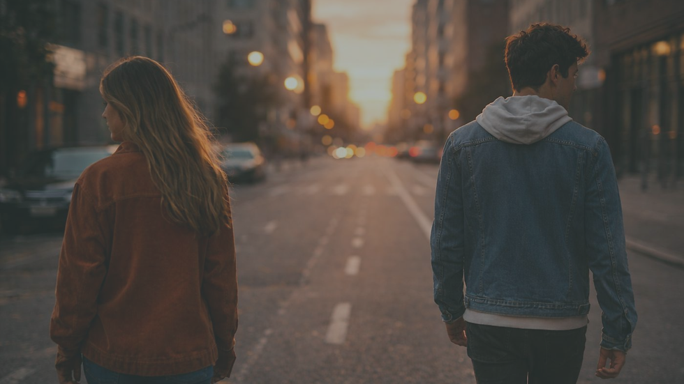 Couple experiencing emotional distance and disconnection in their relationship