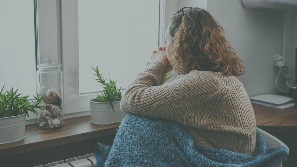 Woman taking quiet time alone after setting a boundary while feeling burned out