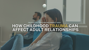 Adult couple experiencing emotional distance while reflecting on relationship challenges shaped by past experiences.