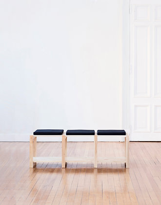 modulo banco tres asientos | paranamuebles