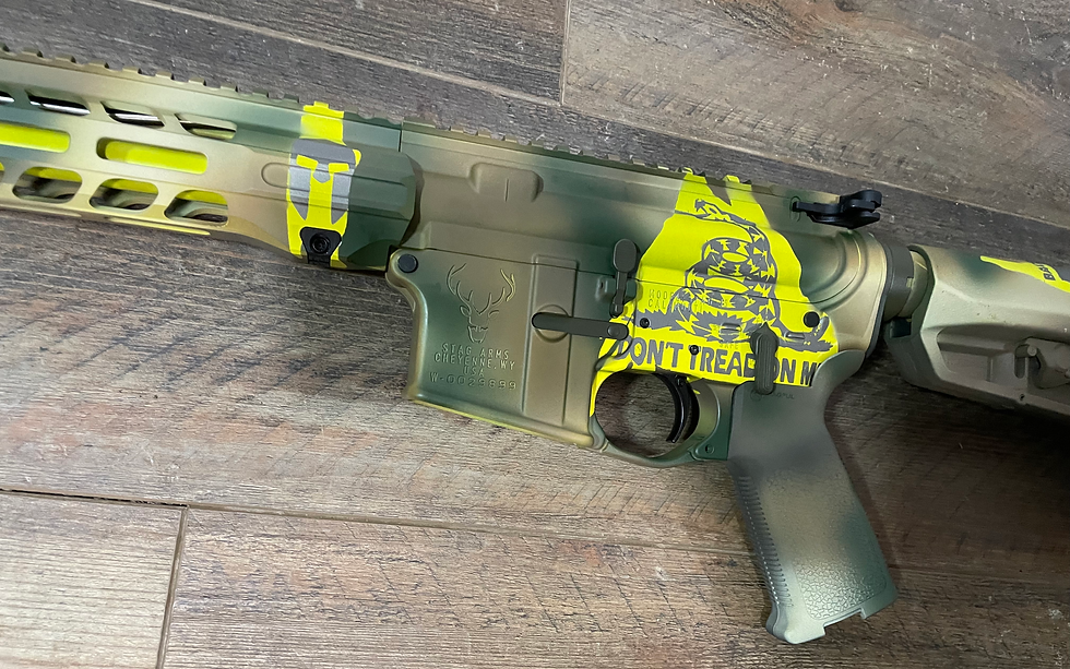 Rattle Can AR15 with multiple sayings