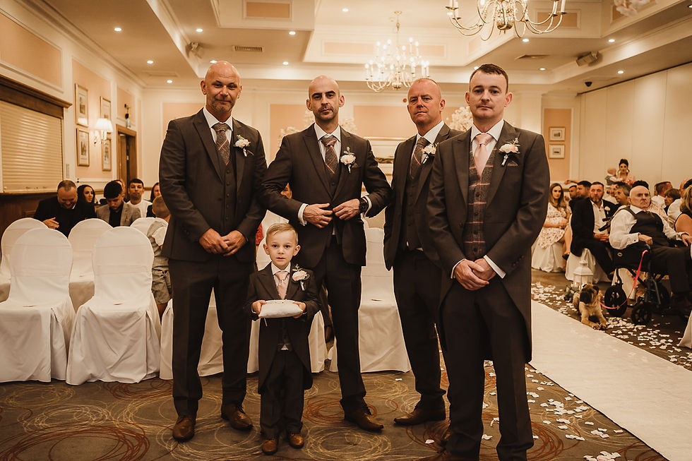 Groom at the last drop village, Bolton