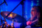 Batteur sur scène aux Concerts 2026 à La Boîte à Meuh
