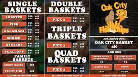 Menu Oak City Fish Chip