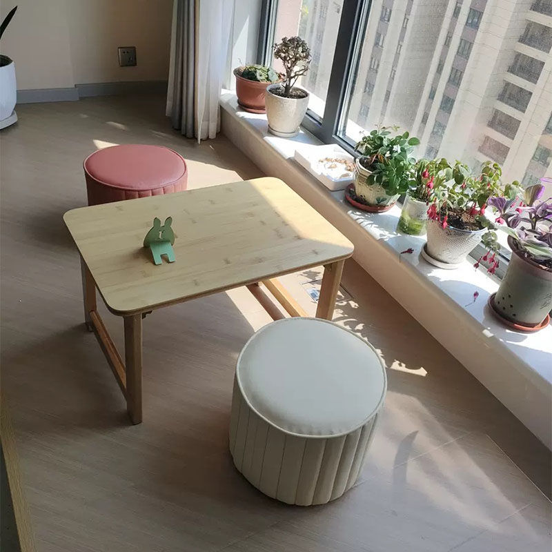 Thumbnail: Folding Wooden Table Japanese Bay Window Balcony Coffee TableTatami Home Bedroom