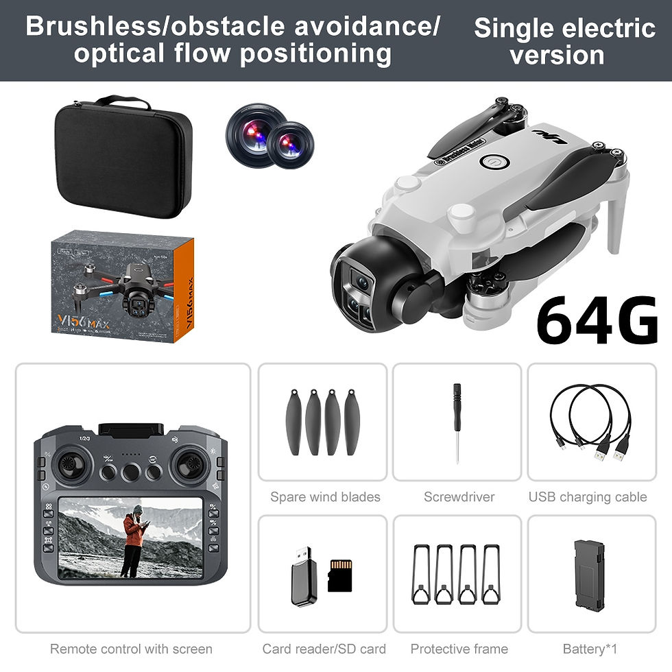 Thumbnail: Drone 2.4G 5G Professional 8K HD Aerial Photography Remote Control Aircraft HD