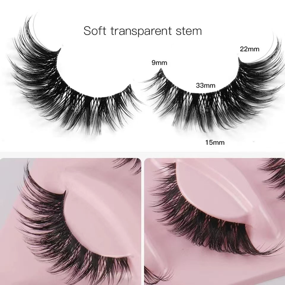 Thumbnail: 🥰Hot Selling Makeup 5 Pairs Cat Eye Lashes Faux Eyelashes  Eye Elongated False