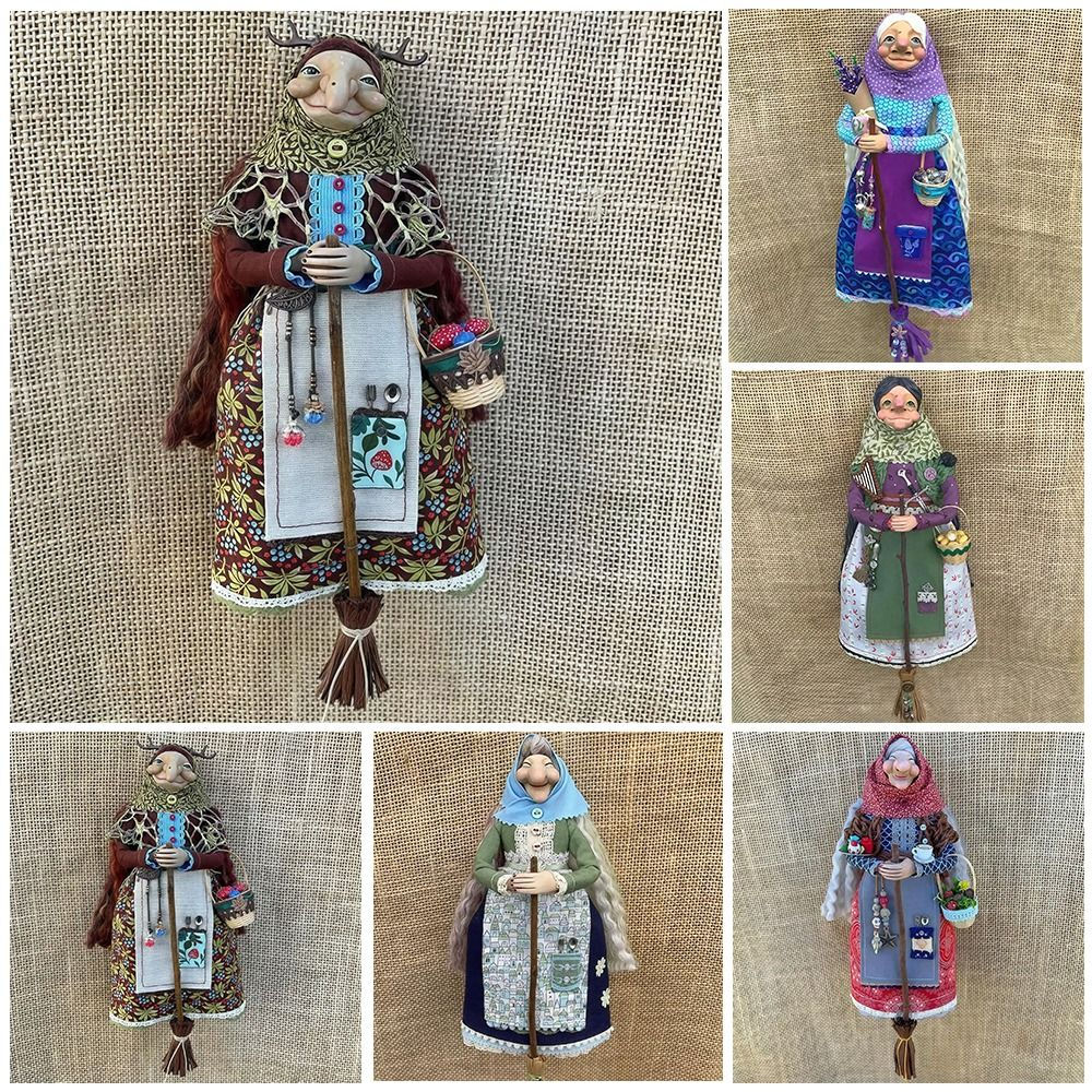 Halloween Kitchen Witch Doll Witch Doll Door Decor Good Luck Charm Home Charming