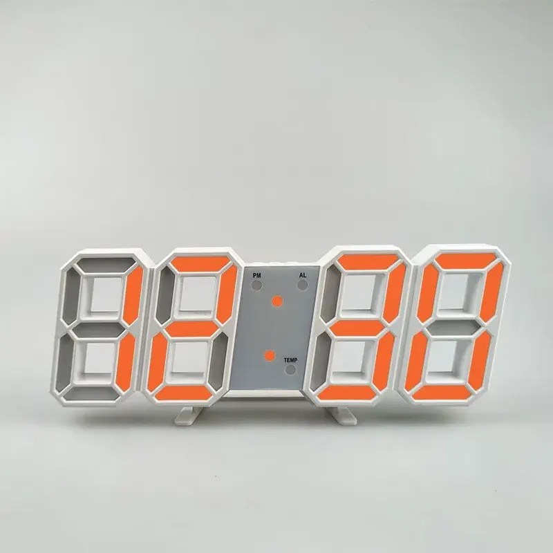 Thumbnail: Digital Decoration for Bedroom Desk Watches Led Wall Clock Living Room Alarm Mod