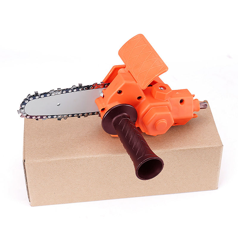 Thumbnail: Electric Drill Converter Into Electric Chain Saw Portable Pruning Saw With 4 Inc
