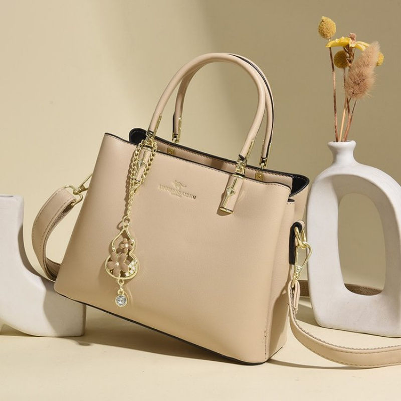 Thumbnail: Women's Handbag Crafted From Fine Leather Featuring Famous Designer Inspired And