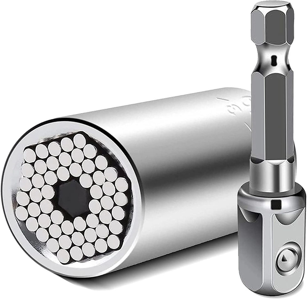 Thumbnail: Universal Torque Wrench Power Drill Ratchet Bushing Spanner Key Magic Multi Hand