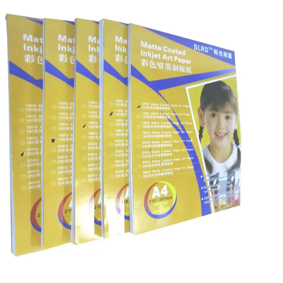 Thumbnail: 50 High-Quality A4 A3 A3+ Double-Sided High-Gloss Photo Paper Inkjet Printing Hi