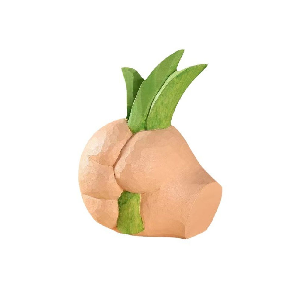 Thumbnail: Home Decor Funny Grass Hand Statue Exquisite Resin Holding Grass Sculpture Artis