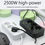 Thumbnail: EU Plug Power Strip 2M Extension Cable Multiprise 3AC Outlets Electrical Socket