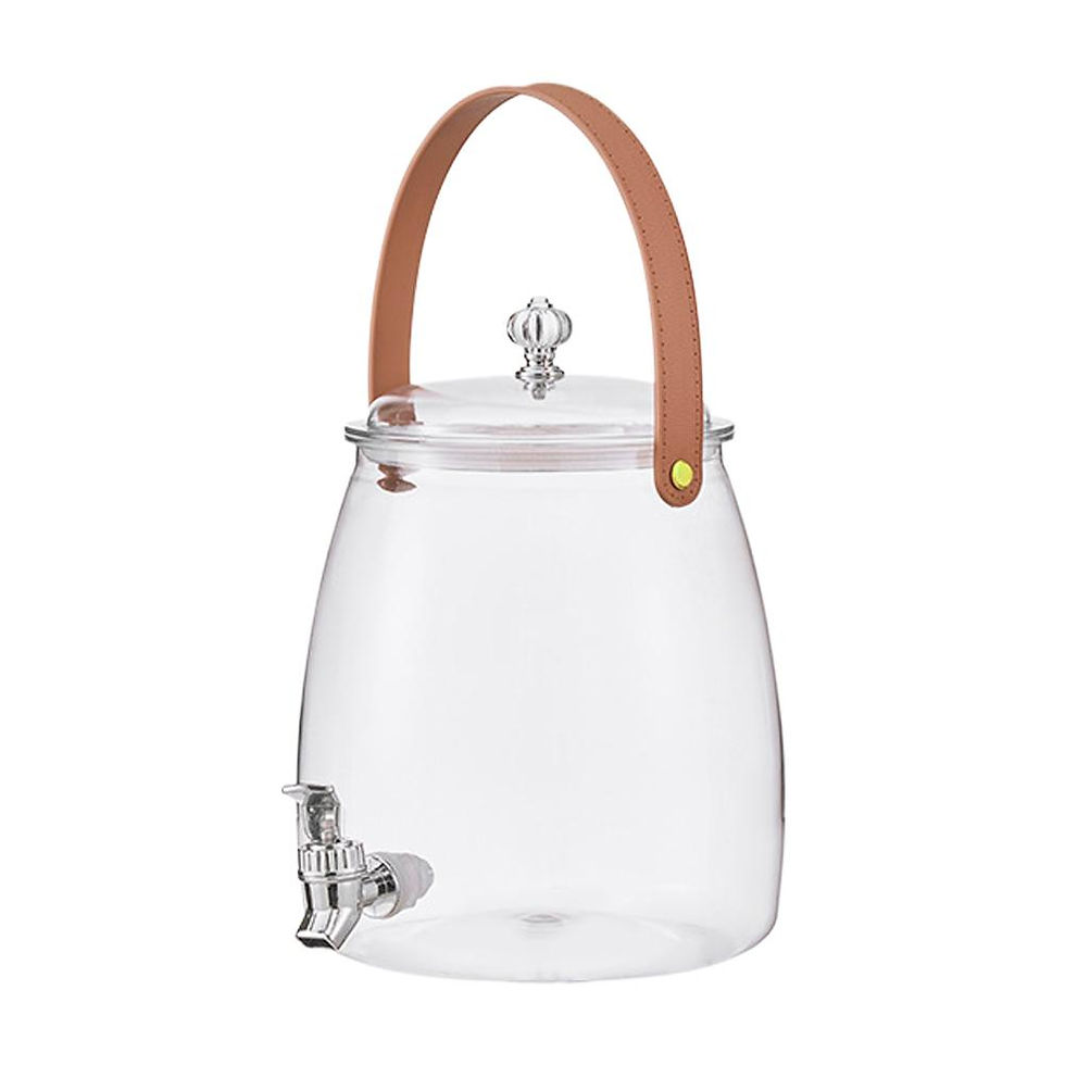 Thumbnail: 3/5L Portable Cold Water Kettle With Tap Tea Pots Dispenser Jug Juice Pitcher Po