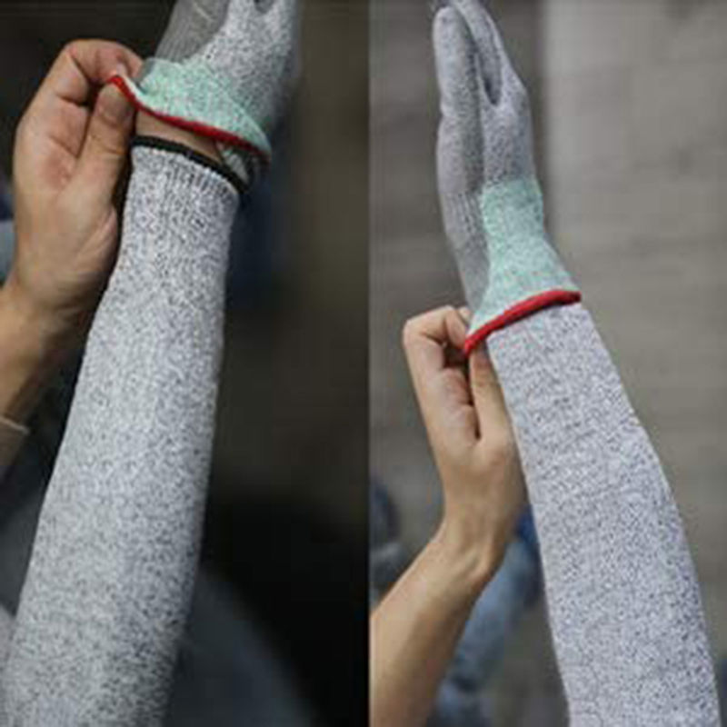 Thumbnail: 1Pc Level 5 HPPE Cut Resistant Anti-Puncture Work Protection Arm Sleeve Cover An