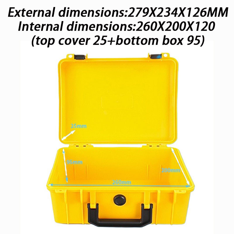 Thumbnail: Small Tools Suitcase Instrument Protection Tools Box with Sponge Equipment Safet