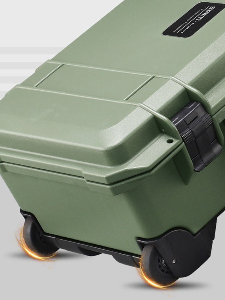 Thumbnail: Safety Protector Hardware Organizer Tool Case Portable Box with Wheels Impact Re