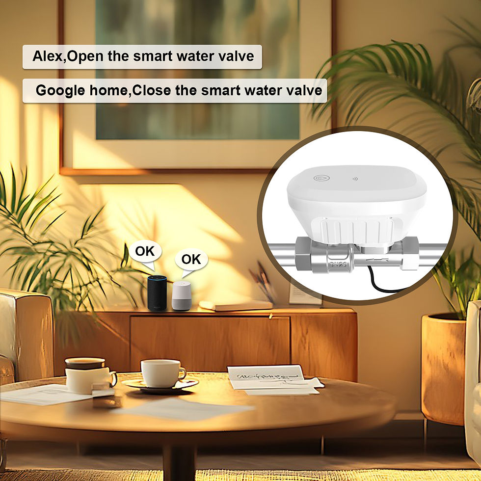 Thumbnail: Tuya Smart WiFi Water Valve Water Meter Water Flow Rate Consumption Temperature