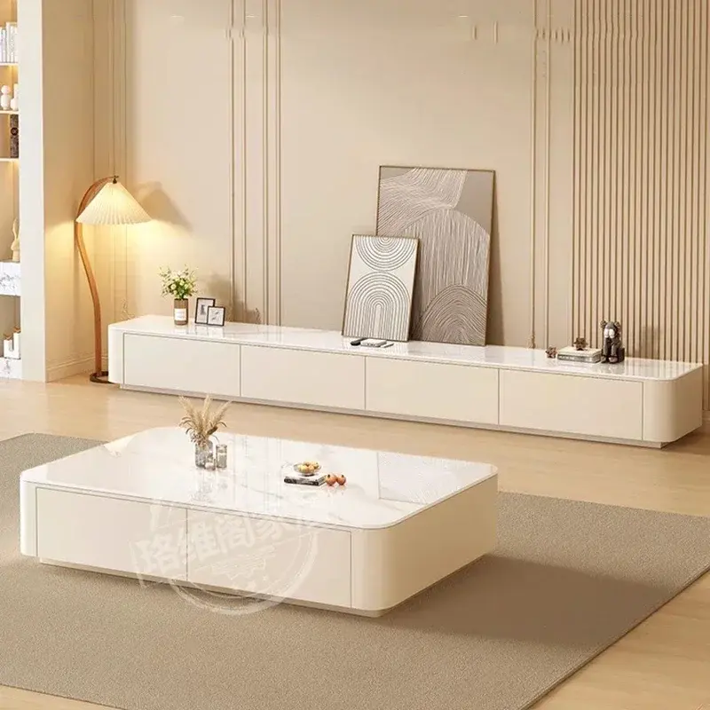Thumbnail: Storage Drawers Tv Table Living Room Shelf Floor Cabinets Luxury Display Tv Stan