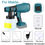 Thumbnail: 800ML Electric Spray Gun Cordless Paint Sprayer Furniture Steel Coating Airbrush