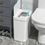 Thumbnail: Smart Bathroom Trash Can Automatic Bagging Electronic Trash Can White Touchless
