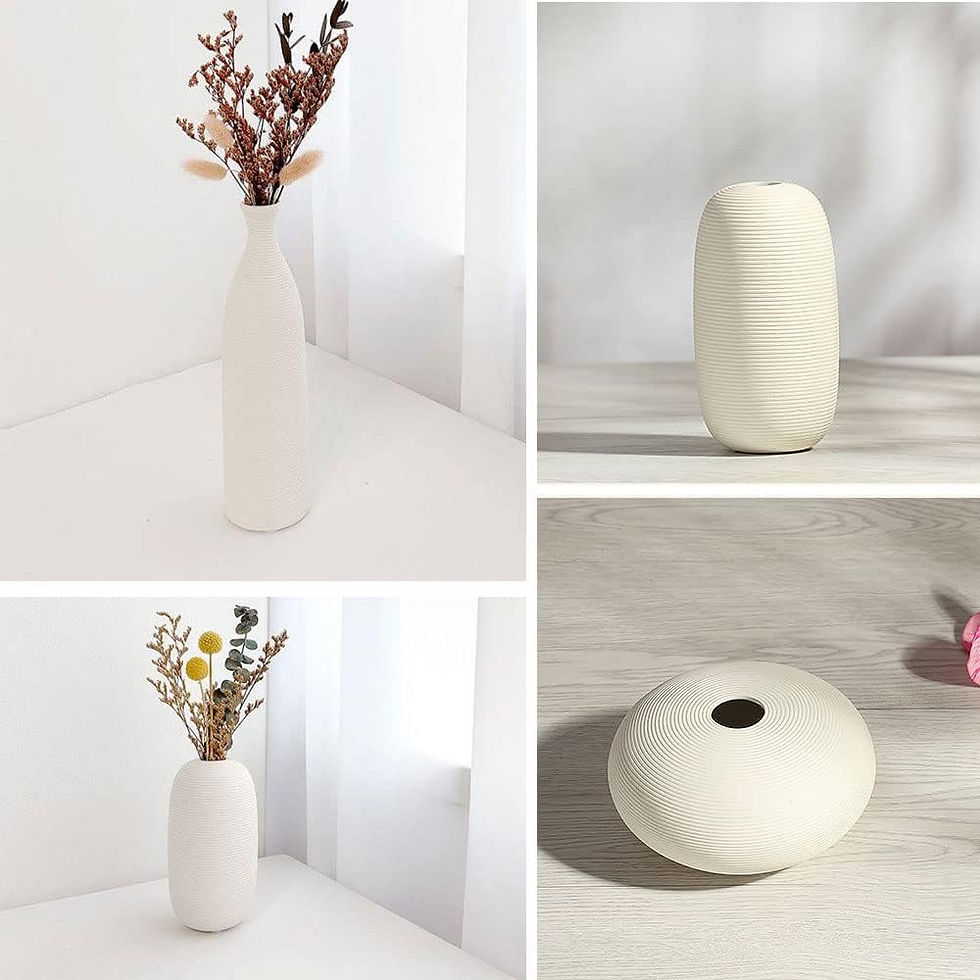 Thumbnail: White Ceramic Vases Minimalist Home Decor Nordic Modern Room Kitchen Living Rome