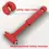 Thumbnail: Two-in-One Emergency Car Safety Hammers Seat Belt Cutter Window Breaking Hammer