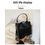 Thumbnail: New Fashion Handbag Shoulder Bag Women's Crossbody Versatile Retro Bucket Bag