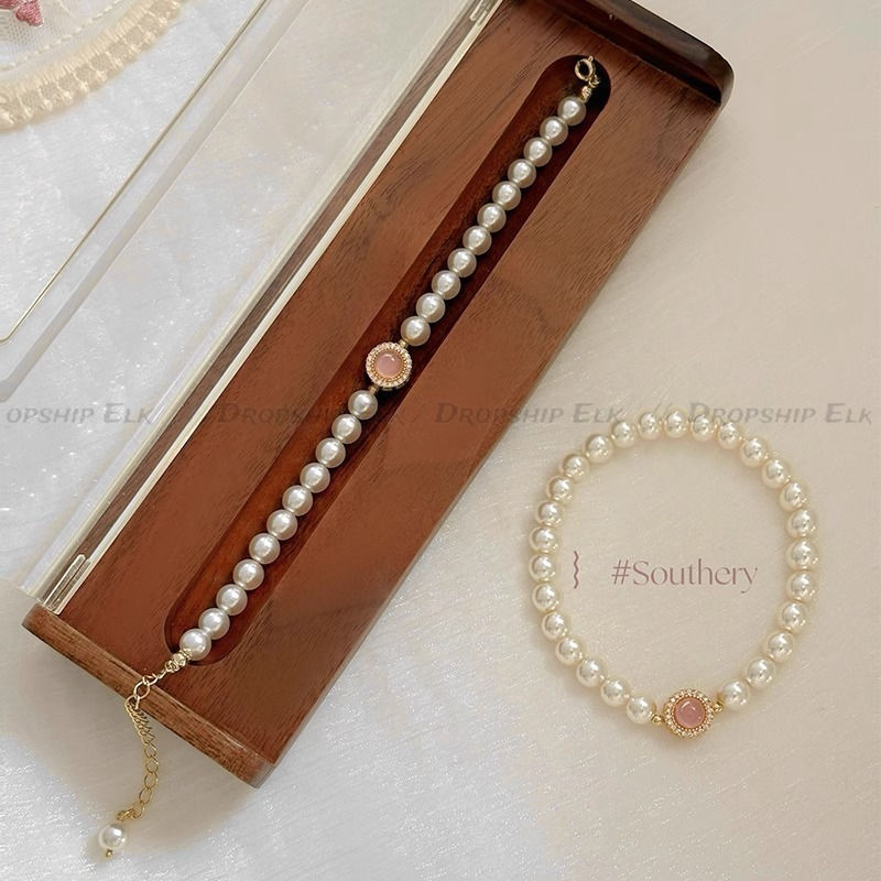 Thumbnail: Pearl Jewelry Sets Women Necklace Pendant Necklace Elegant Multi-Layer Neck Chai