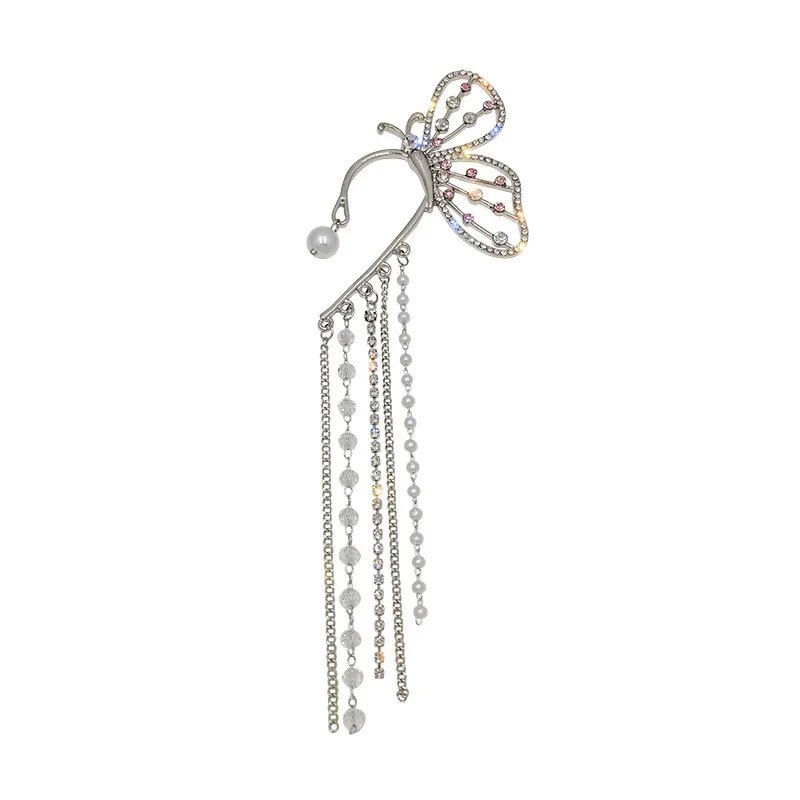 Thumbnail: Ear Hanging Earrings Women New Trendy Long Autumn and Winter Super Fairy Ear Cli