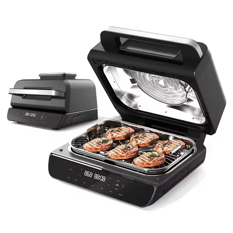 Thumbnail: Indoor Air Fryer Grill Kitchen Appliances Party Cafe Home Non-oil Bake Air Crisp