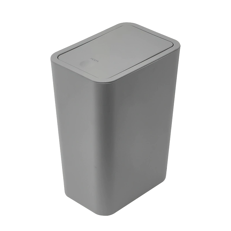 Thumbnail: 2Pcs/1Pc square large trash bin with lid, space-saving design, suitable for narr