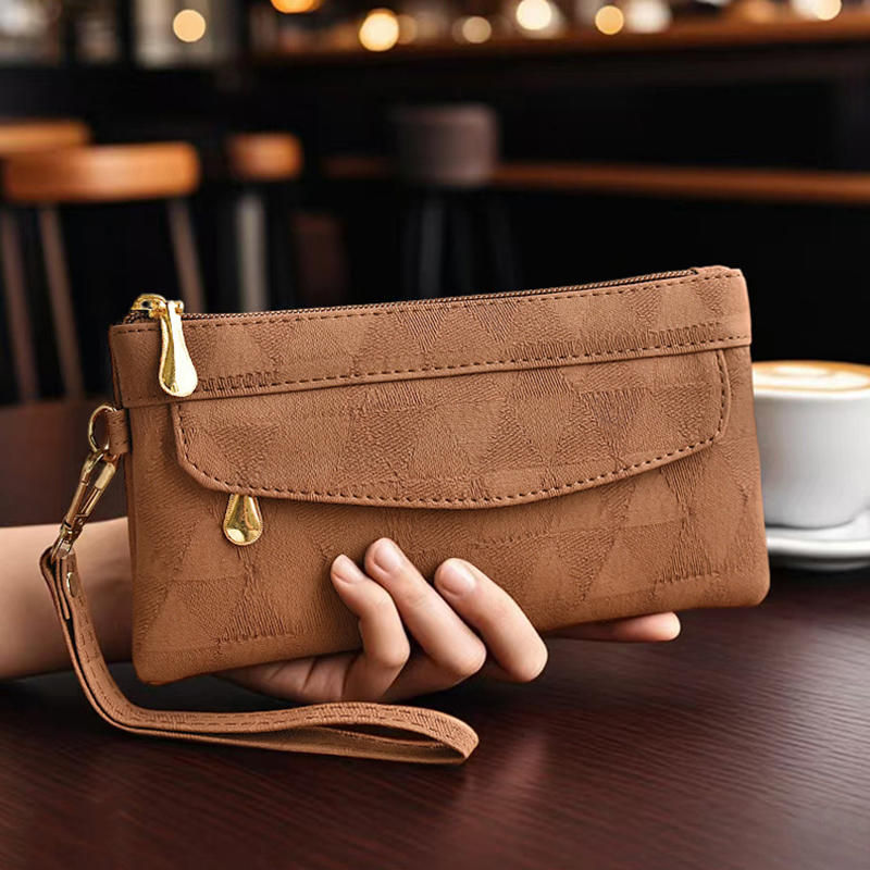 Thumbnail: Fashionable Handbag For Women Mobile Wallet Handbag Female Solid Color Handbag C