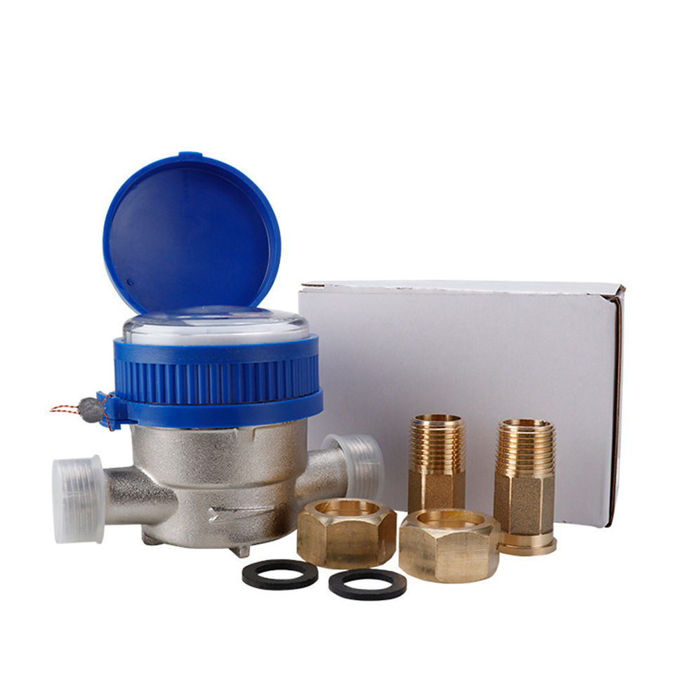 Thumbnail: Cold Smart Water Meter Mechanical Rotary Wing Digital Pointer Measuring Tools