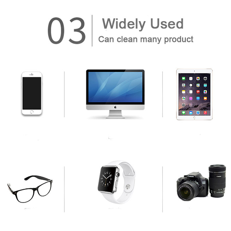 Thumbnail: 5 Pcs High Quality Microfiber Glasses Cleaning Cloth Chamois Glasses Cleaner For