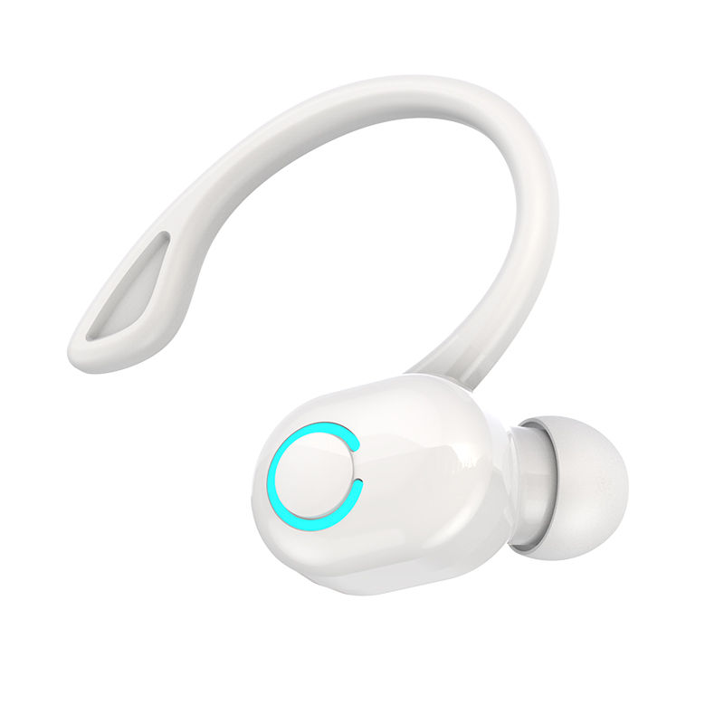 Thumbnail: Wireless Bluetooth Earphones HIFI Bass With HD MIC Ear-Hook Earbuds Noise Cancel