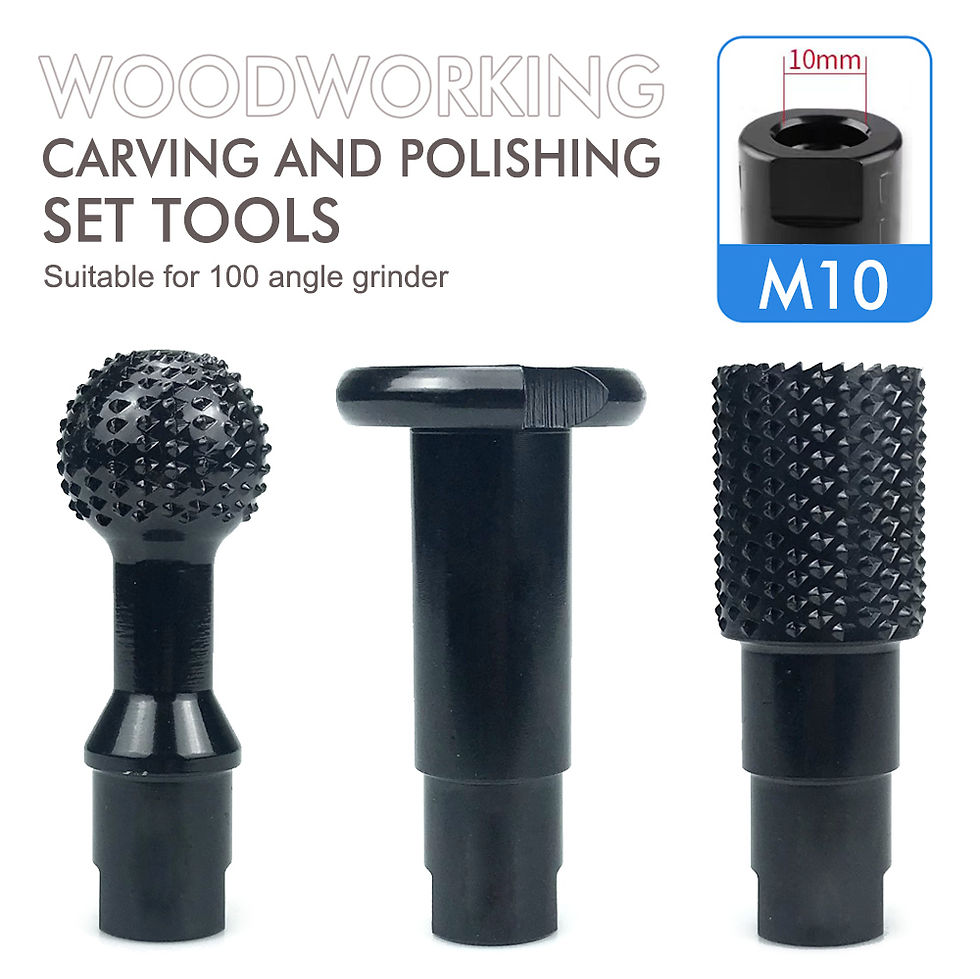 Thumbnail: 10/14mm Power Carving Attachment Woodworking Carving And Polishing Set Tools for