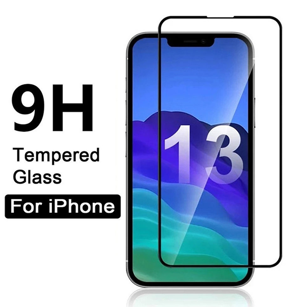 Thumbnail: 9D Screen Protector For iPhone 16E 16 15 14 13 12 11 Pro Max Full Coverage Tempe