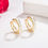 Thumbnail: New 925 Sterling Silver Earrings 18K Gold Plated  for Women Exquisite Girlfriend
