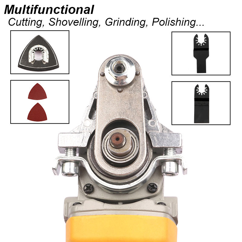 Thumbnail: Multifunctional Angle Grinder Attachment Converter Oscillate Saw Blade Adapter M