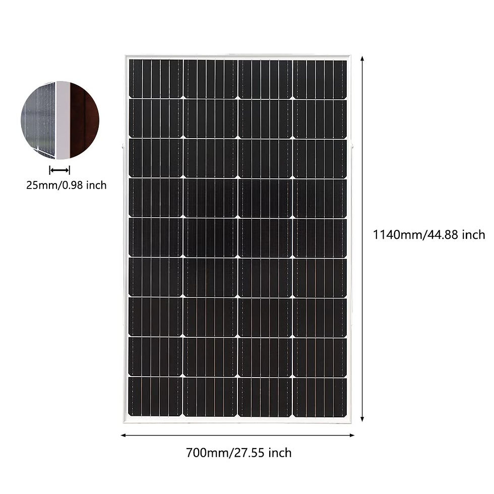 Thumbnail: 200W Glass Solar Panel and 150W Rigid Photovoltaic Solar Panel System for Balcon